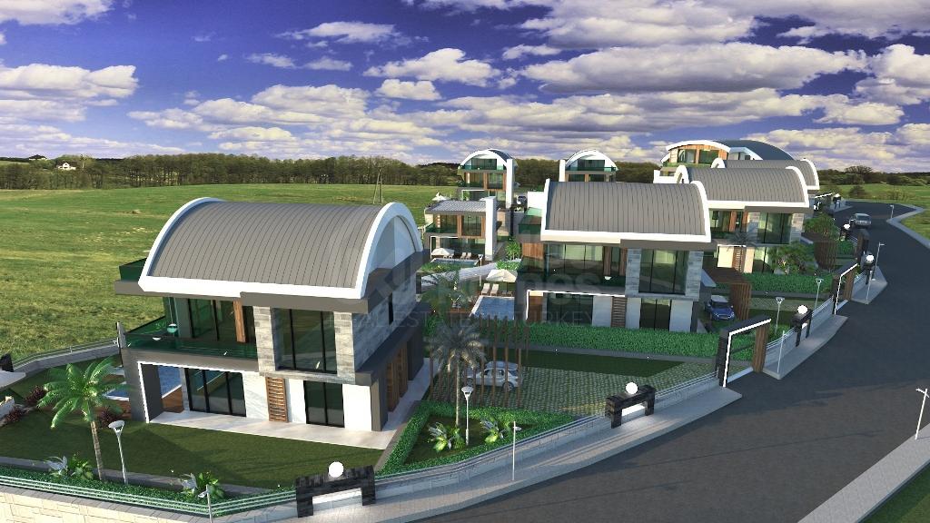 VİP VİLLAS. New Project with 9 Villas 4+1 and 10+1 in Kargicak