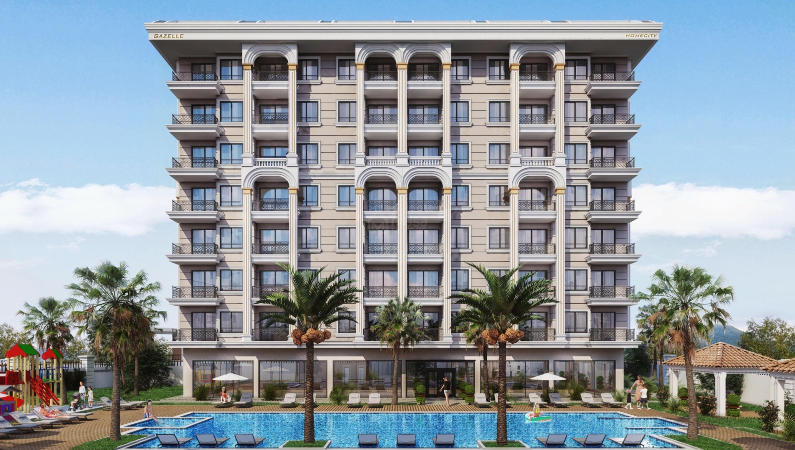 GAZELLE BY HOMECİTY New Project with 1+1, 2+1 and 3+1 Apartments in Demirtas, Alanya