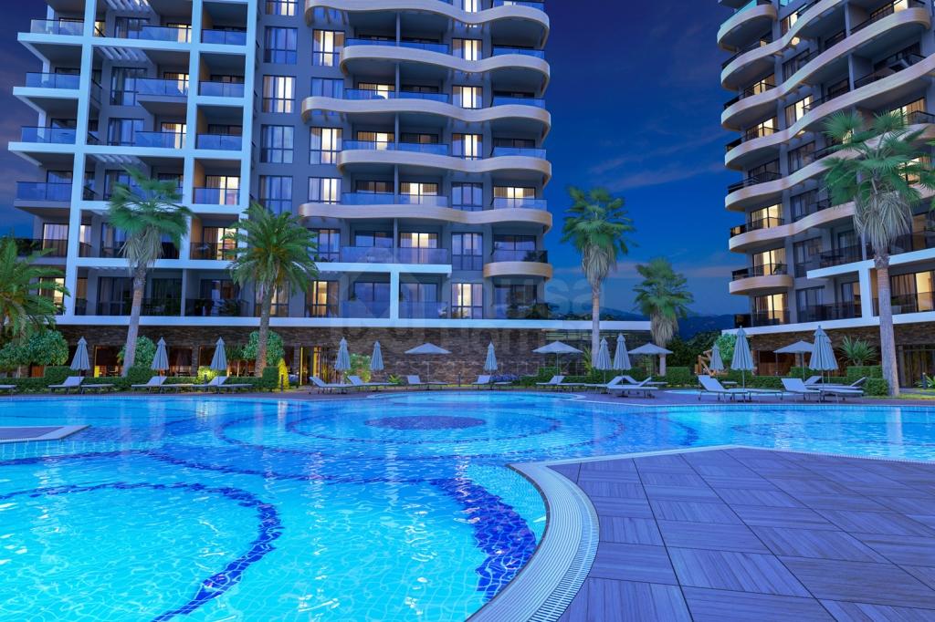 NOBBY GARDEN New Project in Avsallar with 1+1, 2+1 apartments and 3+1 duplexes id 3155, 3156, 3163, 3165, 6004, 6130, 6186, 6656