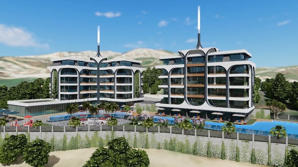 VERANDA DELUXE New Project with 1+1 apartments and 2+1 duplexes in KARGICAK