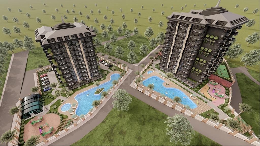 BEVOLIA New Project in Avsallar 1+1 apartments and 3+1 penthouses