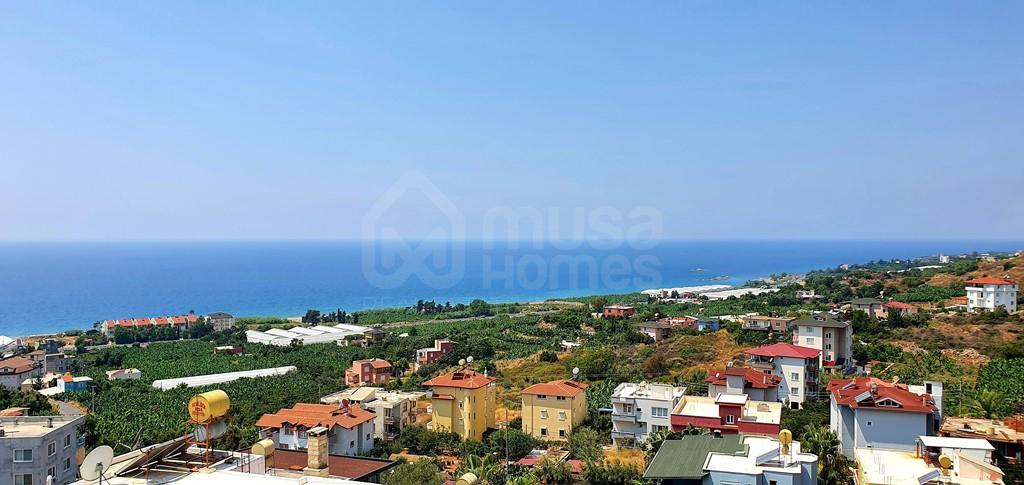 Furnished 4+2 Villa in Demirtaş with a sea view suitable for Citizenship id 3682