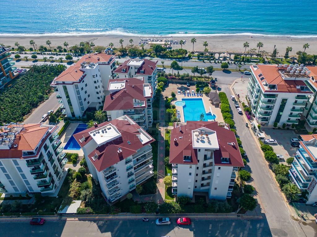 Furnished 3+1 Duplex with a sea view in Kestel id 4424