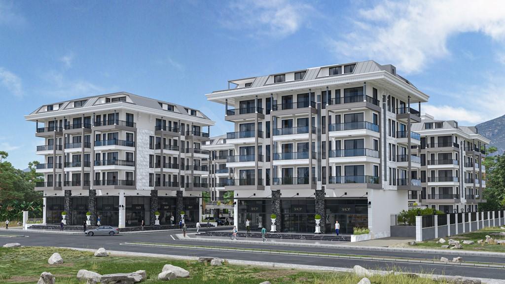 ELİT LİFE 8 New Project in Kargicak close to the sea with 1+1, 2+1 apartments and 2+1 duplexes