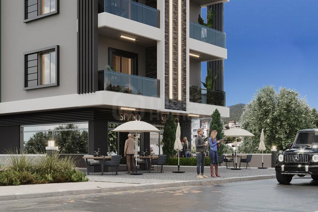 GREEN TOWN 2 New Project in Oba with 1+1 apartments and 2+1, 3+1 duplexes
