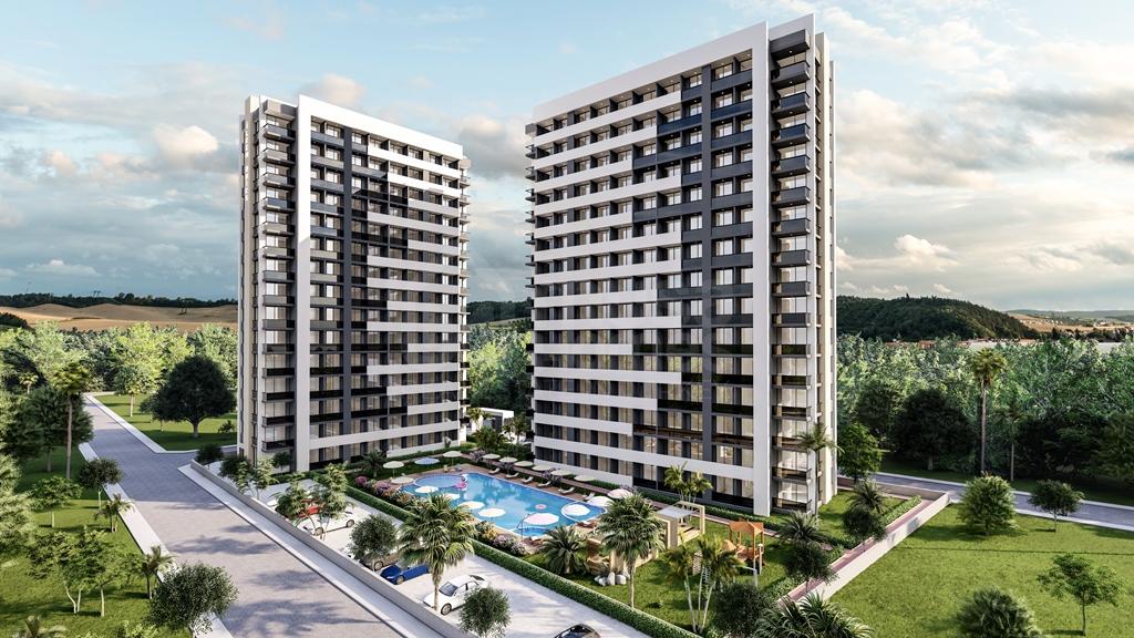 İLKEM ONİKS New Project with 1+1 apartments in Mersin