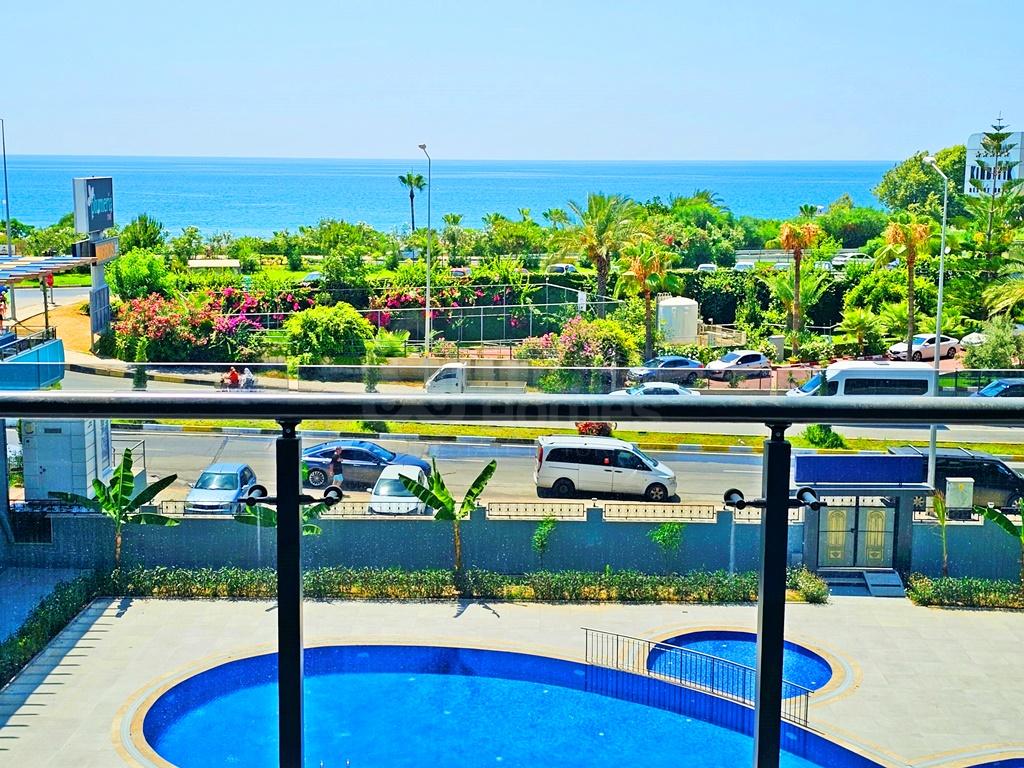 Furnished 1+1 apartment with a sea view in Kargicak id 4707