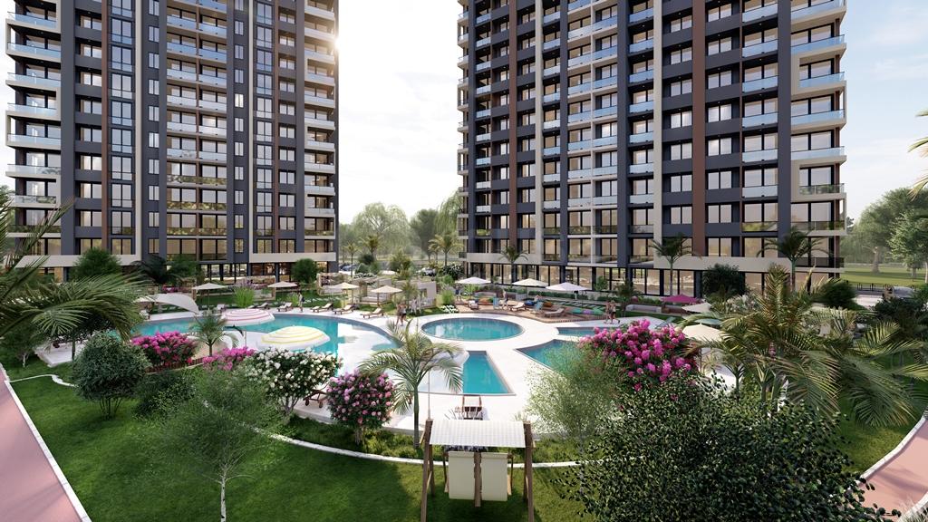 İLKEM SİLVER New Project in Mersin close to the sea with 1+1 and 2+1 apartments