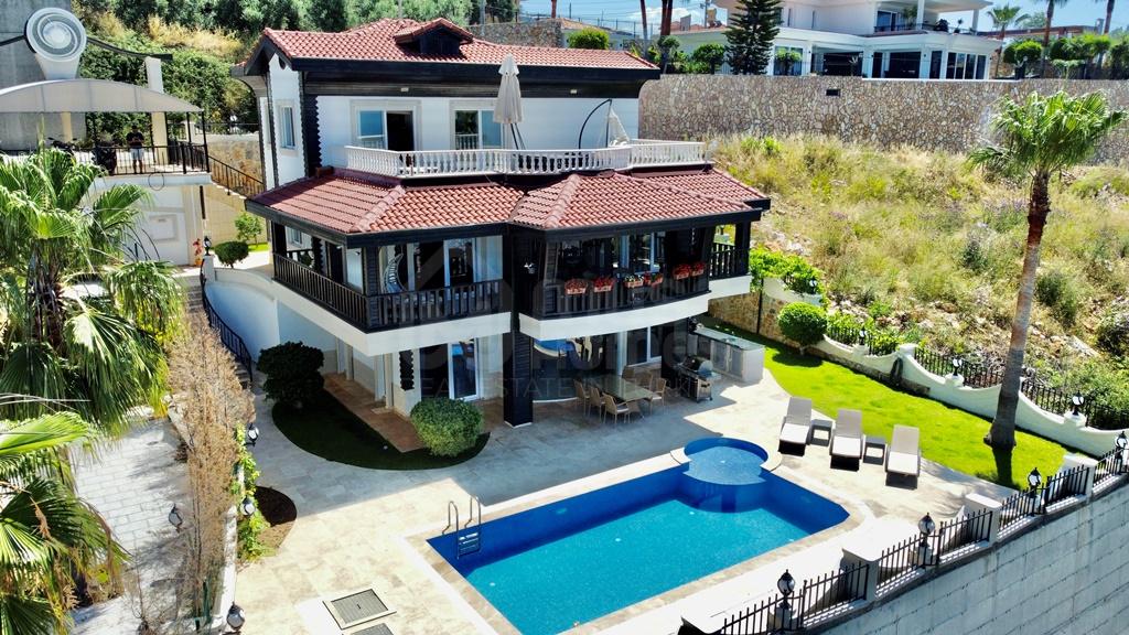 Alanya, Bektas. Furnished 4+2 Villa with a sea view id 5030