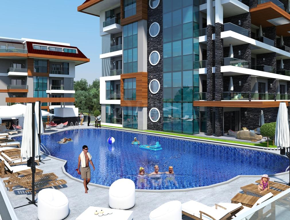 ARMANI DELUXE New Project in Alanya, Kestel with 1+1, 2+1 apartments and 2+1, 3+1, 4+1 duplexes