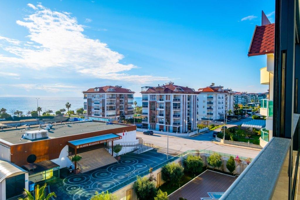 Alanya, Kestel. Luxury furnished 3+1 Duplex with a sea view id 5160