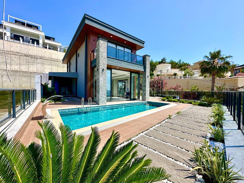 Alanya, Kargicak. New 4+1 Villa with a sea view id 5331