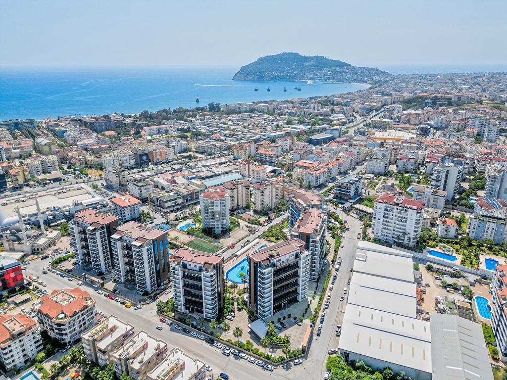 Alanya, Cikcilli. Furnished 2+1 apartment in the center id 5373