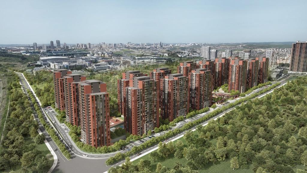 FERCE BAHCESEHİR New Project in Istanbul, Bahçeşehir with 2+1, 3+1 apartments