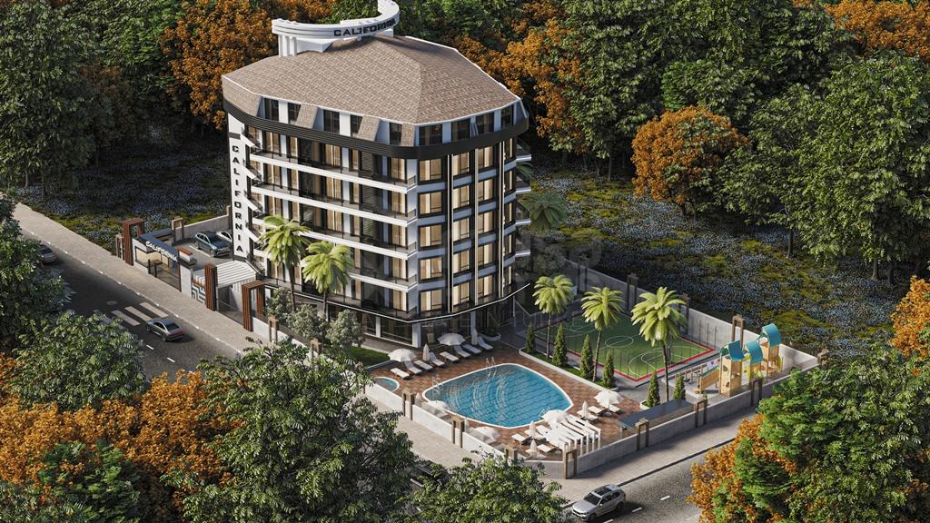 </noscript>Alanya, Kestel. New 1+1 apartment close to the sea id 5477