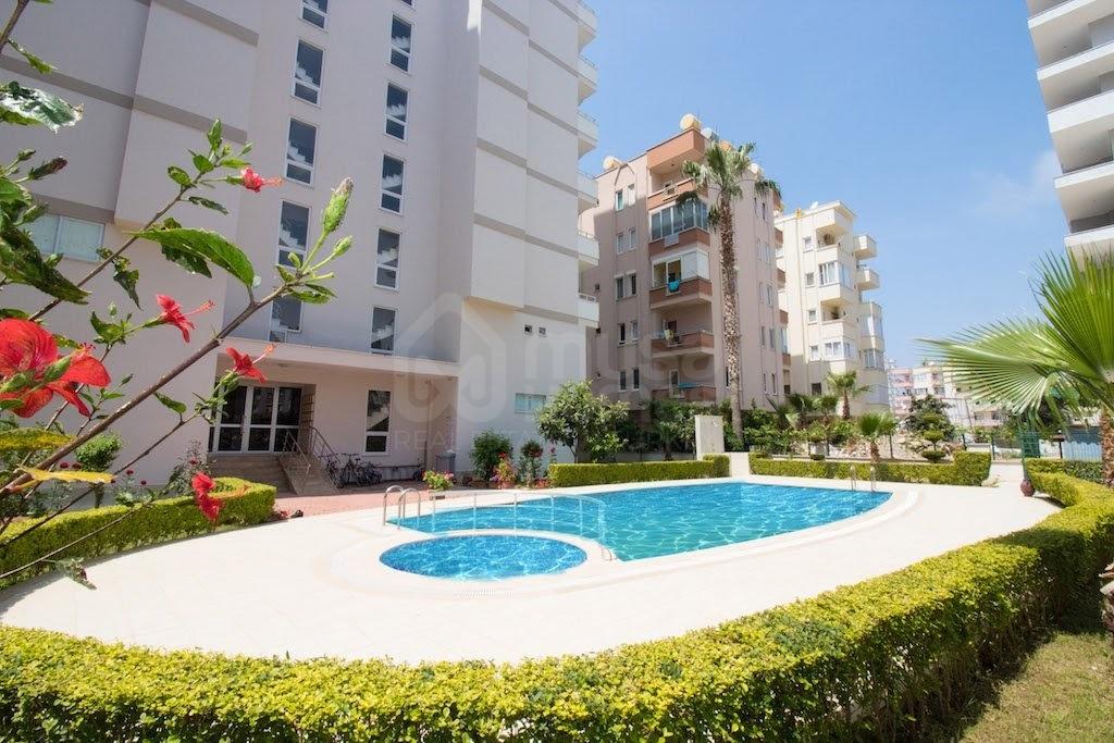 SONAS ATES RESİDENCE Furnished 1+1 apartment close to the sea in Alanya, Mahmutlar id 5695