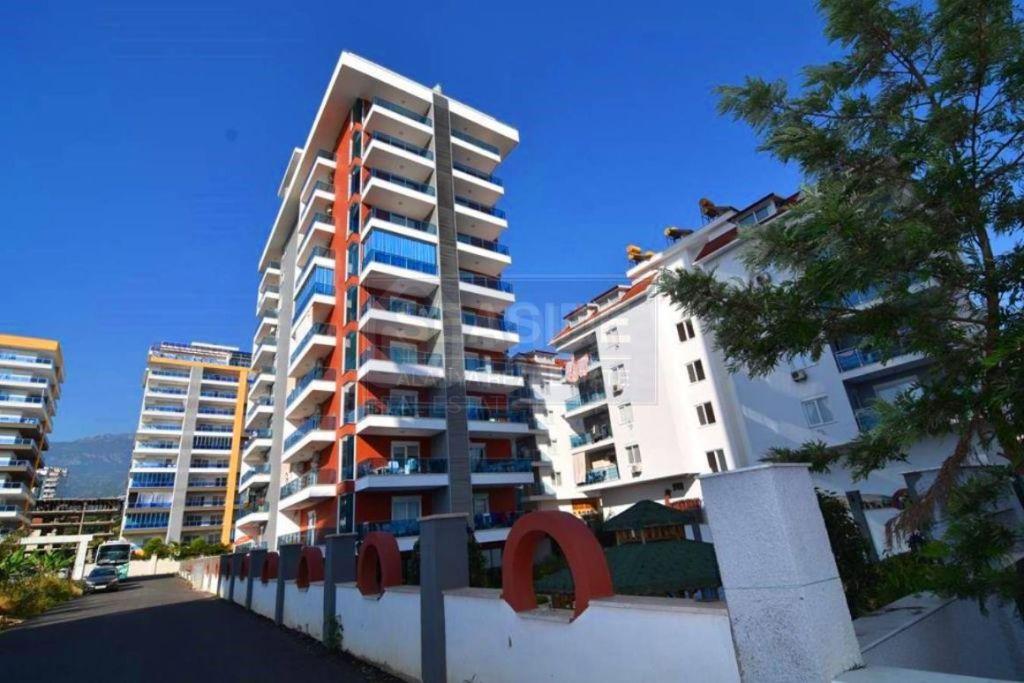 NAVAL PARK Furnished 2+1 apartment with a sea view in Mahmutlar id 5935