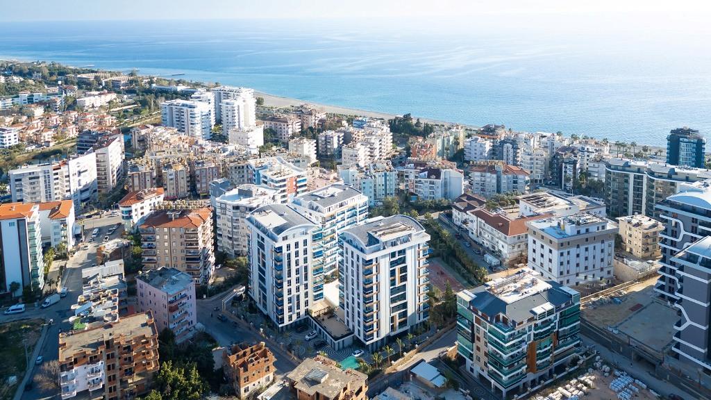 NORDİC LİFE Furnished 1+1 apartment close to the sea in Tosmur id 6357