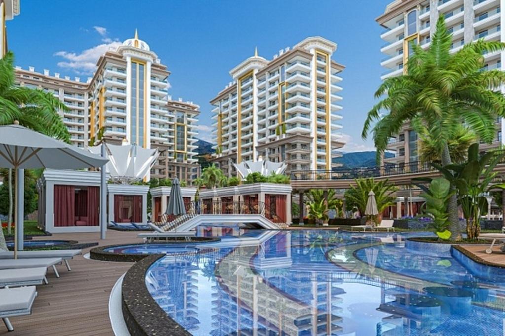 </noscript>YEKTA KINGDOM PREMIUM New 3+1 apartment with a sea view in Mahmutlar id 6436