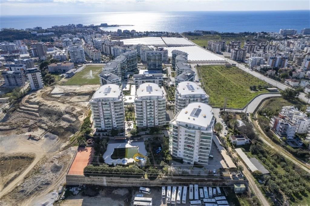 </noscript>CROWN CİTY Furnished 1+1 apartment in Avsallar id 6413