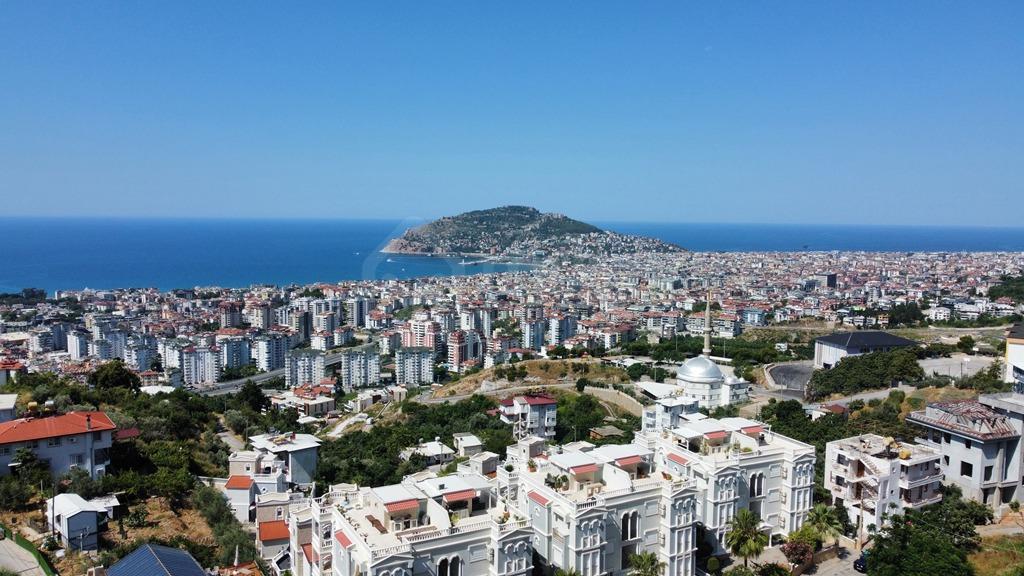 </noscript>OASİS CLUB 1 Furnished 3+1 triplex villa with a sea view in Alanya, Cikcilli id 5679