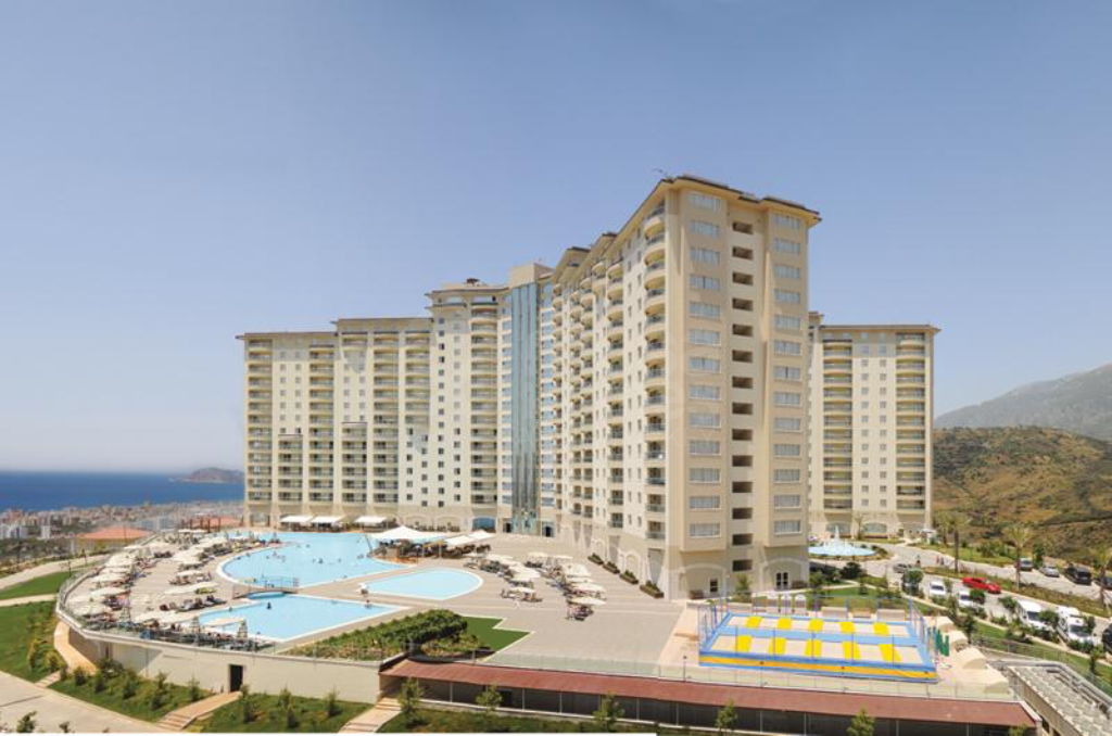 GOLD CİTY Furnished 3+1 apartment in Kargicak id 6512