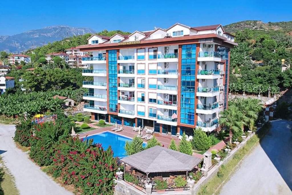 SUNNY HİLL RESİDENCE Furnished 2+1 apartment close to the sea in Kargicak id 6505