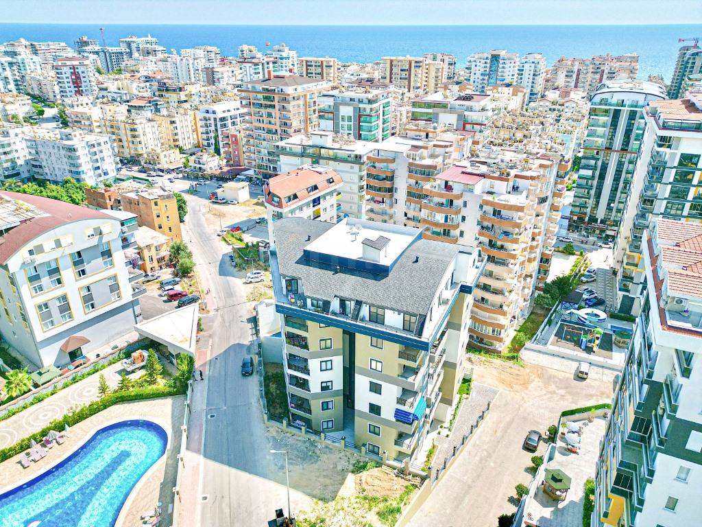 ALBİMO LUNA LOFT Furnished 1+1 apartment in Mahmutlar id 6557