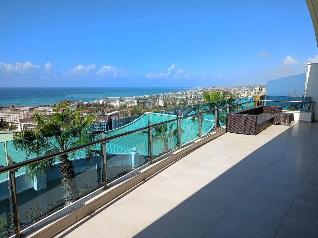 ELİTE ADMİRAL Furnidhed 3+1 duplex with a sea view in Konakli id 6671