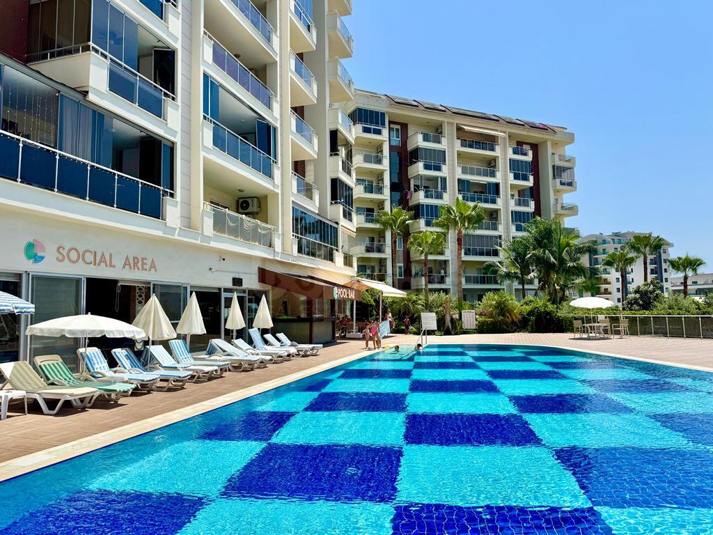 ORİON RESORT Furnished 1+1 apartment in Avsallar id 6675