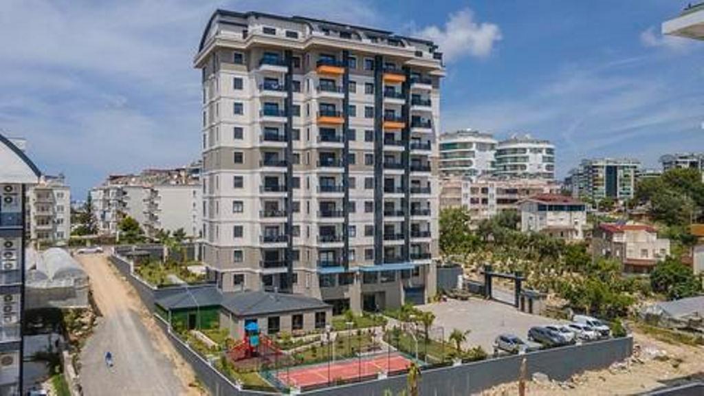 VİSTA RESİDENCE Furnished 1+1 apartment with a sea view in Avsallar id 6673