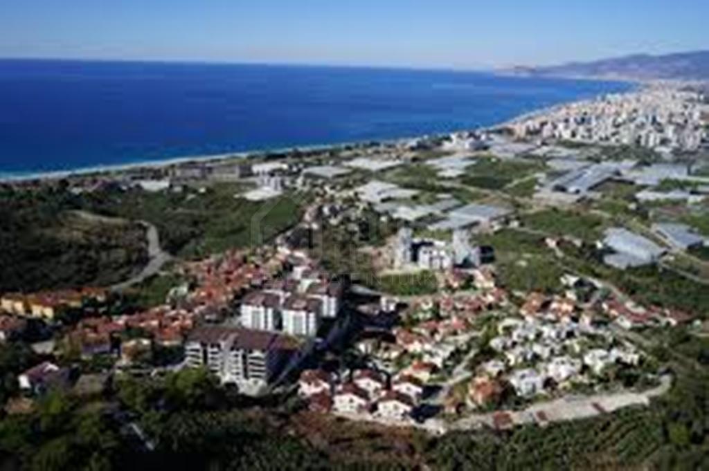 TOPRAK PANORAMA Furnished 2+1 apartment with a sea view in Kargicak id 6670